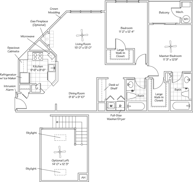 The Bartlett                                       Floorplan Image